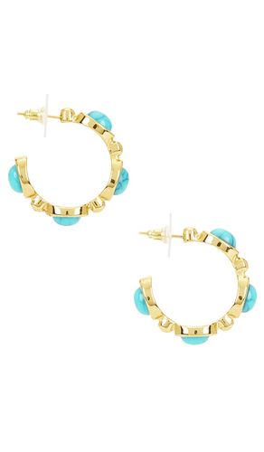 Petit moments Bari Hoops in Teal - petit moments - Modalova