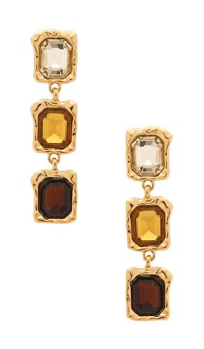 Glow Earrings in Metallic Gold - petit moments - Modalova