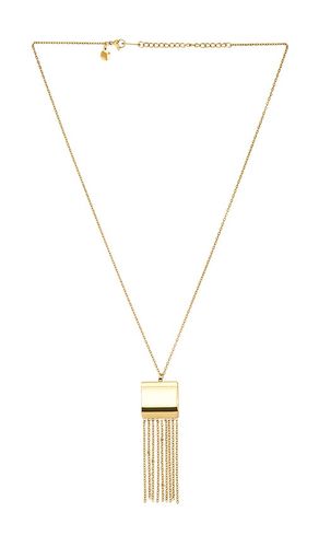 Fringe Pendant Necklace in Metallic - petit moments - Modalova