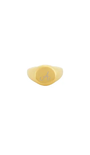 Initial Love Letter Ring in . Size B. Also in E, F, J, M, O, P - petit moments - Modalova