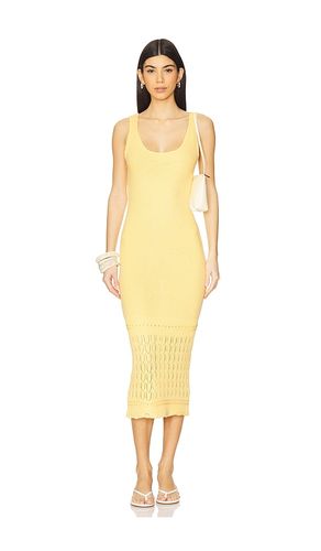 Liv Knit Dress in Yellow. - size L (also in M, S, XS) - PEIXOTO - Modalova