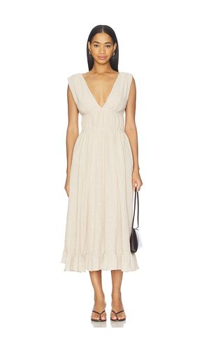 Ava Midi Dress in Beige. - size S (also in XS, M, L) - PEIXOTO - Modalova