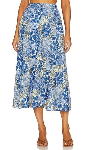 Paula Midi Skirt in Blue. - size L (also in M) - PEIXOTO - Modalova