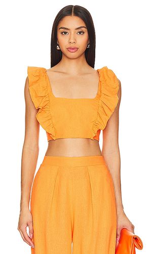 Jocelyn Top in Orange. - size L (also in XS) - PEIXOTO - Modalova