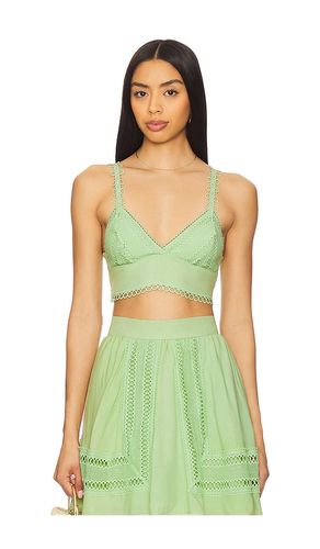 Jasmine Crop Top in Green. - size M (also in S, XS) - PEIXOTO - Modalova