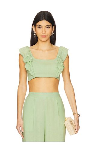 Jocelyn Crop Top in Green. - size L (also in M, S, XL, XS) - PEIXOTO - Modalova