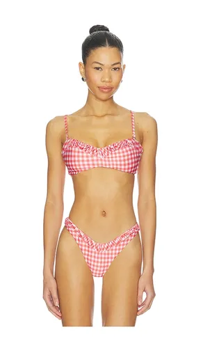Emmy Bikini Top in Red. - size L (also in M, S, XL, XS) - PEIXOTO - Modalova
