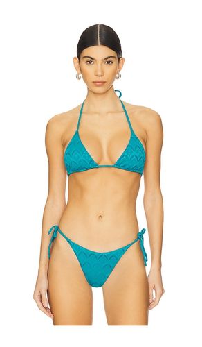 Benji Bikini Top in Teal. - size L (also in M, S, XS) - PEIXOTO - Modalova