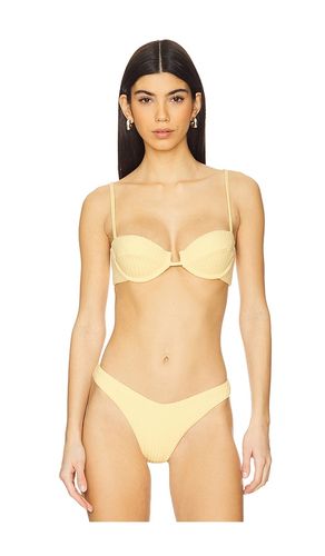 Lara Bikini Top in Yellow. - size L (also in M, XL, XS) - PEIXOTO - Modalova