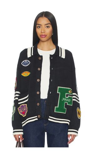 Varsity Patch Collared Cardigan in . Size S. Also in M, XS - Found - Modalova