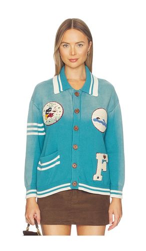 Varsity Patch Collared Cardigan in . Size L. Also in S - Found - Modalova