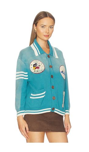 Varsity Patch Collared Cardigan in . Taglia S. Also in L - Found - Modalova
