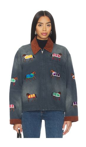 Lariat Horse Embroidered Work Jacket in . Size L. Also in S, XS - Found - Modalova