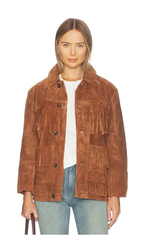 Western Suede Fringe Jacket in . Size M. Also in S - Found - Modalova