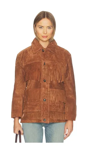 Western Suede Fringe Jacket in . Size M. Also in S - Found - Modalova