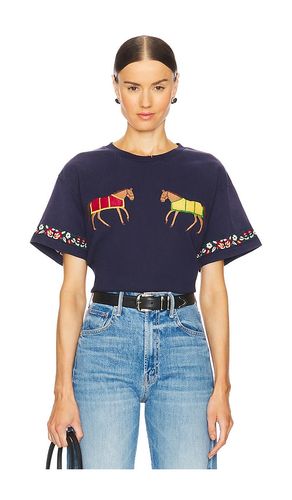 X REVOLVE Horse Tee in Navy. - size L (also in M, S, XL, XS) - Found - Modalova