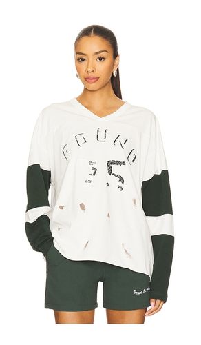 Distressed Team Tee in Ivory. - size L (also in M, S, XL, XS) - Found - Modalova