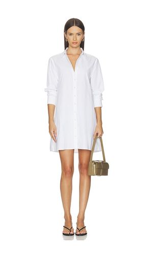Felicia Cotton Poplin Button Down Dress in . - size S (also in XS, M) - perfectwhitetee - Modalova