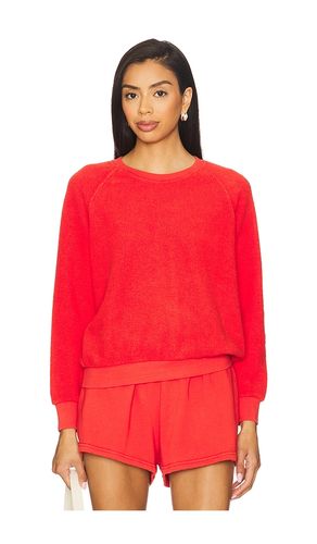 Inside Out Fleece Shrunken Crewneck Sweatshirt in Red. - size L (also in M, S, XL, XS) - perfectwhitetee - Modalova