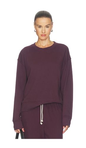Tyler French Terry Pullover Sweatshirt in Burgundy. - size M (also in S, XS) - perfectwhitetee - Modalova