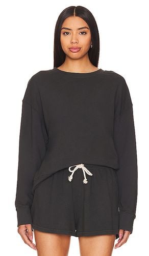 French Terry Pullover Sweatshirt in Black. - size M (also in S, XL, XS) - perfectwhitetee - Modalova