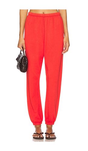 French Terry Easy Sweatpant in Red. - size L (also in M, S, XL) - perfectwhitetee - Modalova