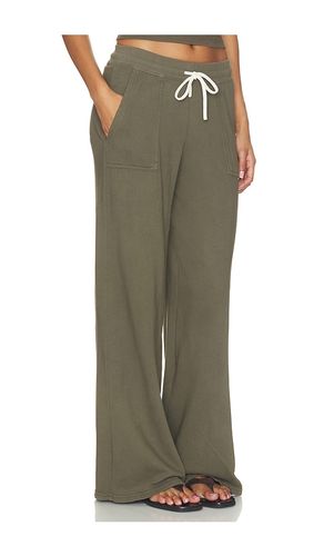 Noa Pocket Pant With Drawcord in Olive. - size M (also in S, XS) - perfectwhitetee - Modalova