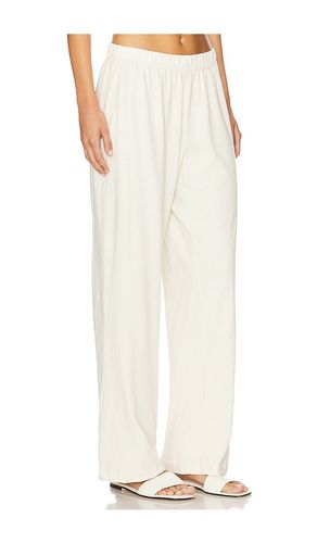 Supima Cotton Pants in Ivory. - size L (also in M, S, XL, XS) - perfectwhitetee - Modalova