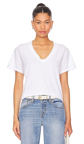 Cotton Boxy V Neck Tee in . - size M (also in S, XL, XS) - perfectwhitetee - Modalova