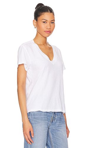 Cotton Boxy V Neck Tee in . - size M (also in S, XL, XS) - perfectwhitetee - Modalova
