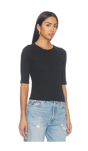 Amelia Short Sleeve Luxe Rib Tee in . - size L (also in M, S, XS) - perfectwhitetee - Modalova