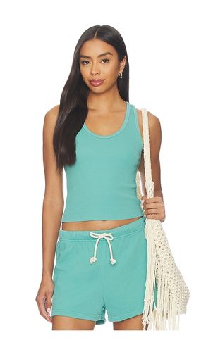 Blondie Rib Bra Friendly Tank in Teal. - size S (also in XL) - perfectwhitetee - Modalova