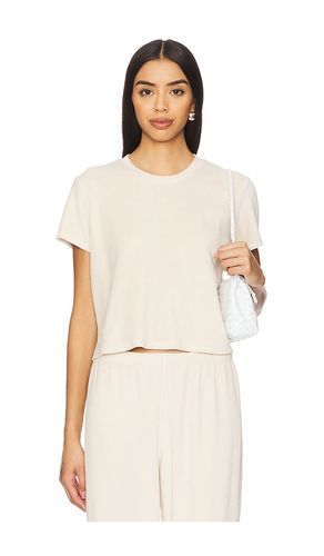 Clara Crew Neck Tee in Cream. - size L (also in XS) - perfectwhitetee - Modalova