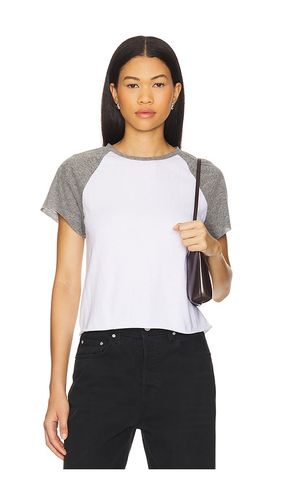 Britt Color Block Tee in . - size L (also in S, XS) - perfectwhitetee - Modalova