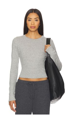 Jamie Cotton Long Sleeve Top in Grey. - size L (also in M, S, XL, XS) - perfectwhitetee - Modalova