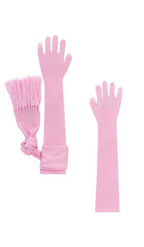 Remy Merino Wool Long Gloves in Pink. - size L (also in M, S, XL, XS) - PH5 - Modalova