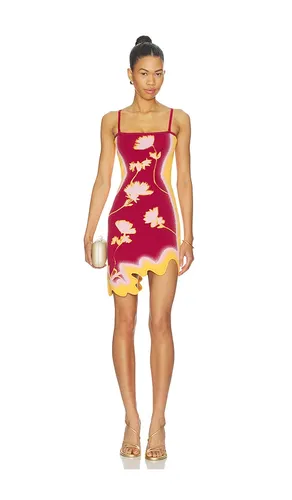Lyndon Wavy Mini Dress in Burgundy,Orange. - size L (also in M, S, XS) - PH5 - Modalova