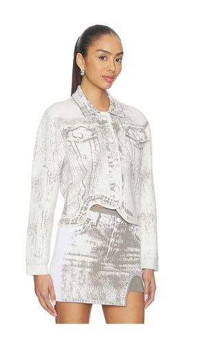 Hana Denim Print Oversized Jacket in ,. Taglia S. Also in XS - PH5 - Modalova