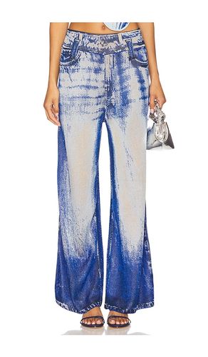 Aria Denim Print Wide Leg Pants in Blue. - size M (also in S) - PH5 - Modalova