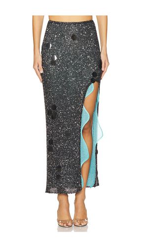 Dolly Sequins Long Skirt in Black,Teal. - size L (also in M, S, XS) - PH5 - Modalova