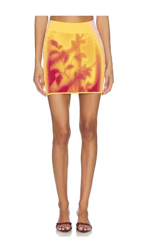 Alani Window Print Mini Skirt in Orange. - size M (also in S, XS) - PH5 - Modalova