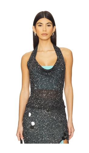 Elektra Sequins Halter Top in Black. - size L (also in M, S, XS) - PH5 - Modalova