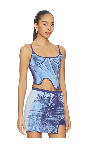 Mila Denim Print Tank Top in . Size L. Also in M, XL - PH5 - Modalova