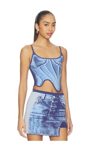 Mila Denim Print Tank Top in Blue. - size L (also in M, XL, XS) - PH5 - Modalova