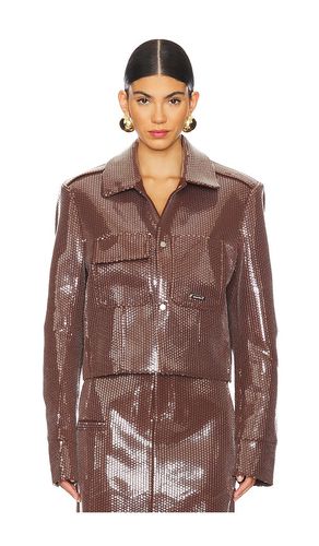 Sequin Cropped Suit Jacket in . - size L (also in M, S, XS) - PRIVATE POLICY - Modalova