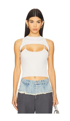 Mesh Harness Tank Top in Light Grey. - size L (also in M, S, XS) - PRIVATE POLICY - Modalova