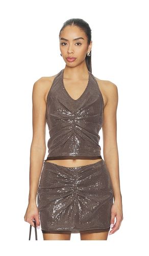 Gather Sequin Halter Top in . Taglia S. Also in XS - PRIVATE POLICY - Modalova
