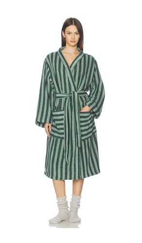 Pembroke Stripe Cotton Robe in . Size S/M. Also in - Piglet in Bed - Modalova