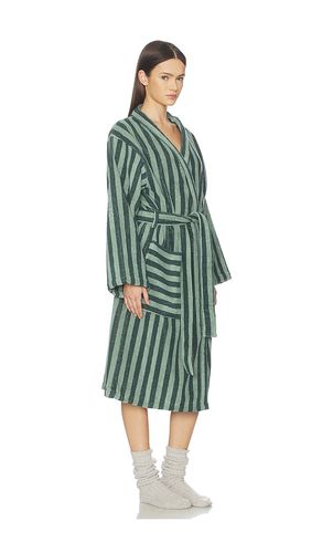 Pembroke Stripe Cotton Robe in . Size S/M. Also in - Piglet in Bed - Modalova