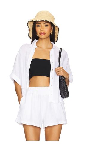Linen Top in White. - size M/L (also in XS/S) - PQ - Modalova
